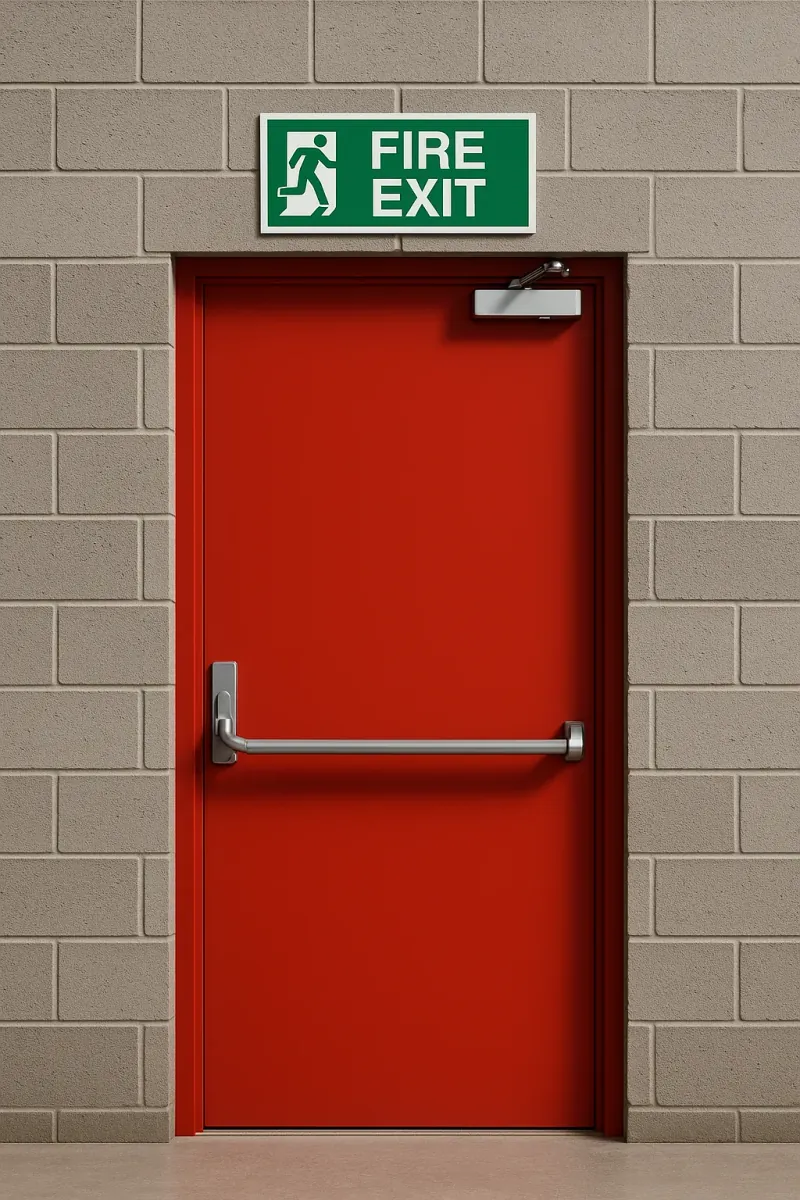 fire exits - professional steel doors available in Cambridge from UK manufacturers